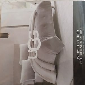 Ugg Avery 3pc Comforter Full/Queen Gray/creme